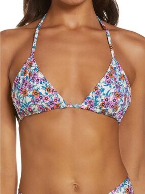 Frankie’s Bikinis Tia Floral Bikini Top